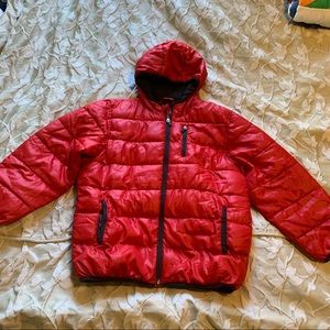 BOYS/GIRLS KIDS WARM RED PUFFER WINTER JACKET